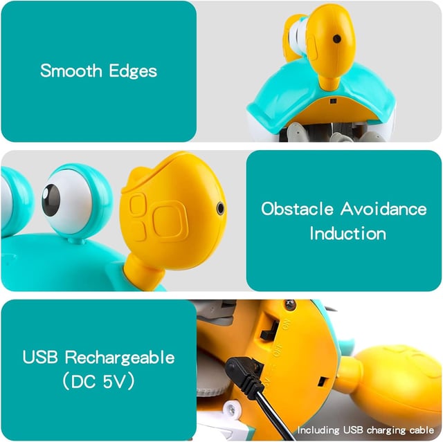 Rechargeable Crawling Crab Toy - View 4