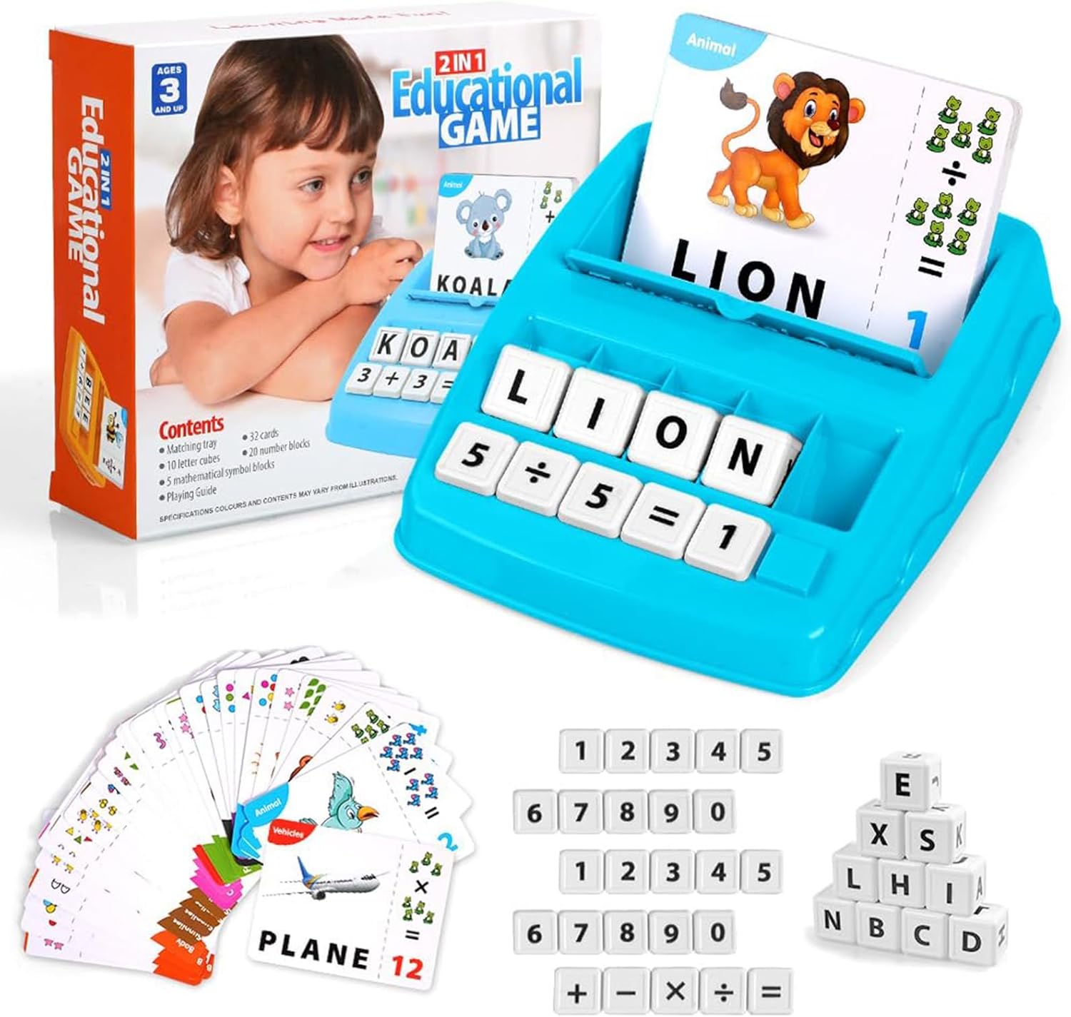 Spelling & Maths Matching Game